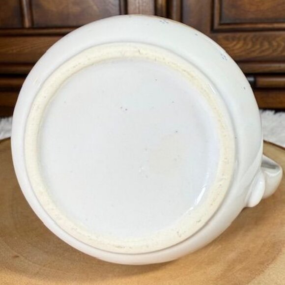 Vintage Country Cornflower Scalloped Mouth Full Belly Creamer - Picture 8 of 9